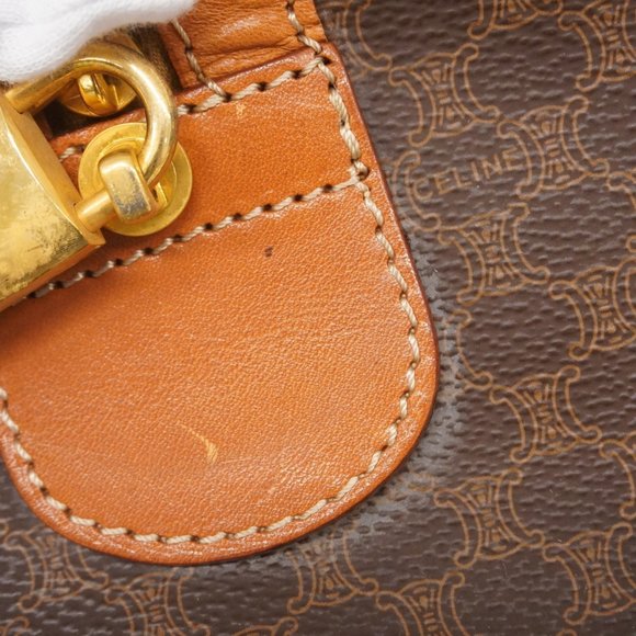 Celine Boston Bag Macadam Brown for Men and Women - Picture 11 of 16